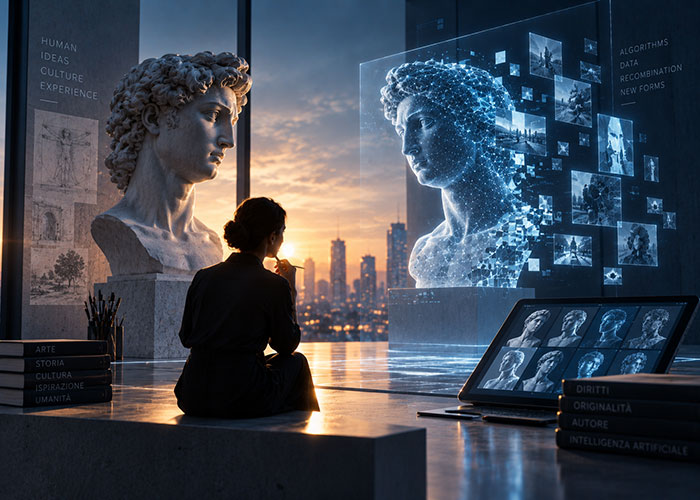 Creatività artificiale: chi è davvero l'autore quando a creare è anche una macchina? creatività